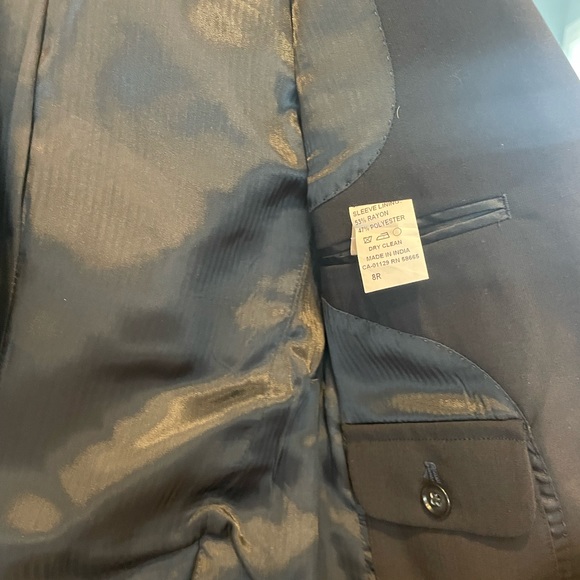 Nordstrom black suit with white shirt - Picture 5 of 5